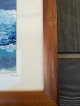 Charger l'image dans la galerie, Vintage Kilauea Lighthouse Artwork by Dawn Lundquist Signed Framed with COA