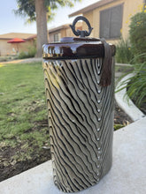 将图片加载到图库查看器,Bayden Hill Traditional Brown Ceramic Covered Jar Decorative Container 16 Inch