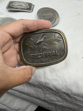 Load image into Gallery viewer, Vintage Belt Buckle Collection Hall Mach Cal St Championships Federal Lot of 7