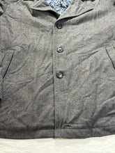 Load image into Gallery viewer, Michael Kors Men’s XXL Gray Wool Button Down Insulated Peacoat Overcoat Jacket