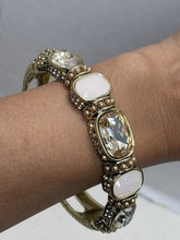 Charger l'image dans la galerie, Heidi Daus "Grand Slam" Crystal Deco Bracelet in a pink and champagne colorway.