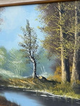 将图片加载到图库查看器,Signed Oil Painting on Canvas "Autumn Landscape" by Bernoy — Impressionist Original