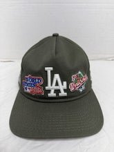 Charger l'image dans la galerie, Vintage New Era Los Angeles Dodgers 1981 & 1988 World Series Commemorative Green Cap