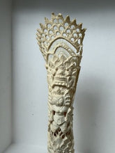 Load image into Gallery viewer, Intricately Carved Balinese Guardian Figure Tower Sculpture