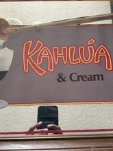 गैलरी व्यूवर में इमेज लोड करें, Vintage 1070s/1980s Kahlúa Coffee Liqueur Mirror Bar Sign 14”x24”