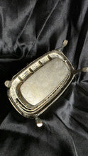 Load image into Gallery viewer, Victorian Silverplate Footed Covered Butter Dish – Ornate Ribbed Dome & Engraved Serving Tray