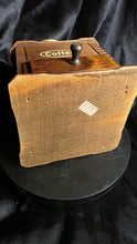 Load image into Gallery viewer, Vintage Hand-Crank Coffee Grinder with Brass Bowl & Wooden Drawer