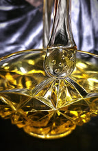 Load image into Gallery viewer, Vintage Indiana Glass Amber Yellow Handled Basket – Monticello / Constellation Pattern