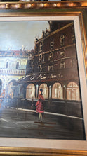 将图片加载到图库查看器,Large Original Paris Street Scene Oil Painting, Signed “Tritti” – Framed European Cityscape, 56” x 32”