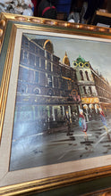 将图片加载到图库查看器,Large Original Paris Street Scene Oil Painting, Signed “Tritti” – Framed European Cityscape, 56” x 32”