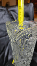 Cargar imagen en el visor de la galería, Bohemian Czech Leaded Cut Crystal Scalloped Rim Vase