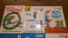 Load image into Gallery viewer, Vintage Beginner Reader Hardcover Book Lot – Berenstain Bears & Bright and Early Classics – Set of 6