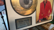Load image into Gallery viewer, Elvis Presley “Viva Las Vegas” 24kt Gold-Plated Limited Edition Framed Record Display – Numbered 44/2500