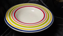 Load image into Gallery viewer, Certified International Multicolor Striped Pasta & Serving Bowl – Nancy Green Design