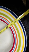 Load image into Gallery viewer, Certified International Multicolor Striped Pasta & Serving Bowl – Nancy Green Design