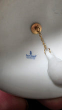Load image into Gallery viewer, 1988 Lladro Matte Porcelain Christmas Bell Ornament Santa Sleigh Spain