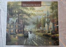 将图片加载到图库查看器,Vintage Thomas Kinkade “Hometown Memories” Hardcover Book 1998 Lighted Path Collection