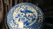 Load image into Gallery viewer, Vintage Andrea by Sadek Blue Peacock Lidded Trinket Box Japan
