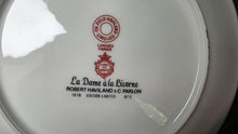 Load image into Gallery viewer, 1978 Haviland Limoges La Dame à la Licorne Sight Plate No.2 Unicorn Tapestry