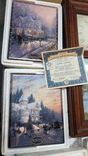 Load image into Gallery viewer, Thomas Kinkade Timeless Seasons Wall Clock w Interchangeable Art Panels