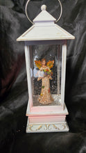 将图片加载到图库查看器,Lighted Fall Harvest Angel Glitter Globe Lantern Autumn LED Water Lantern