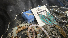Load image into Gallery viewer, Vintage Jewelry Bundle with Turquoise Earrings Agate Pendant Watch Bundle 2