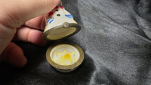 Load image into Gallery viewer, Vintage Snowman Hinged Trinket Box Porcelain Holiday Keepsake