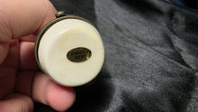 Load image into Gallery viewer, Vintage Snowman Hinged Trinket Box Porcelain Holiday Keepsake