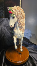 Load image into Gallery viewer, Ashton-Drake Four Seasons Carousel Horse Winter Edition 1998 Display