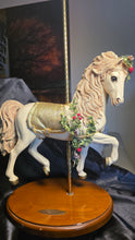 Load image into Gallery viewer, Ashton-Drake Four Seasons Carousel Horse Winter Edition 1998 Display