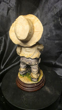 将图片加载到图库查看器,Vintage Italian Boy with Pipe Figurine Gulliver Style Sculpture
