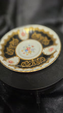 Charger l'image dans la galerie, Paragon Pembroke Fine Bone China Teacup and Saucer Black Gold England