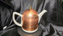 将图片加载到图库查看器,Vintage Baker Hart & Stuart Copper Cozy Teapot Korean Ceramic Mid Century