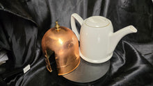 将图片加载到图库查看器,Vintage Baker Hart & Stuart Copper Cozy Teapot Korean Ceramic Mid Century