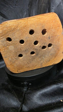 Load image into Gallery viewer, Hand Carved Solid Wood Laughing Buddha Sculpture Heavy Artisan Figure