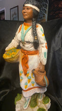 将图片加载到图库查看器,Vintage 1978 Native American Woman & Child Figurine Kendrick Style Sculpture