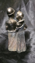 Load image into Gallery viewer, Vintage Seymour Mann African Children Sculpture Bronze Finish Figurine