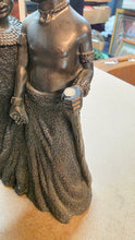Load image into Gallery viewer, Vintage Seymour Mann African Children Sculpture Bronze Finish Figurine