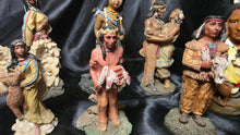 将图片加载到图库查看器,Vintage Native American Figurine Lot Western Resin Collectibles Bundle