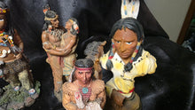 将图片加载到图库查看器,Vintage Native American Figurine Lot Western Resin Collectibles Bundle