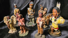 将图片加载到图库查看器,Vintage Native American Figurine Lot Western Resin Collectibles Bundle