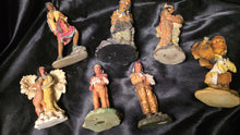 将图片加载到图库查看器,Vintage Native American Figurine Lot Western Resin Collectibles Bundle