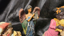 将图片加载到图库查看器,Vintage Figurine Lot All God’s Children Style Angels Choir Children Bundle