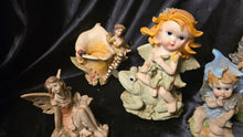 गैलरी व्यूवर में इमेज लोड करें, Vintage Fairy Figurine Collection Bundle Whimsical Fantasy Decor Lot