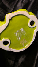 गैलरी व्यूवर में इमेज लोड करें, Glossy Lime Green Laughing Buddha Prosperity Feng Shui Ceramic Statue
