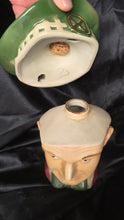 Load image into Gallery viewer, 1976 Ezra Brooks Stan Laurel Scotch Golfer Decanter Heritage China Collectible