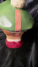 Load image into Gallery viewer, 1976 Ezra Brooks Stan Laurel Scotch Golfer Decanter Heritage China Collectible