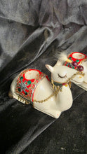 Load image into Gallery viewer, Rare Pair 1960 Holt Howard Christmas Camel Candle Holders Japan #6416 MCM