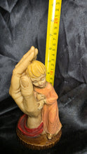 Load image into Gallery viewer, Vintage Roman Italy Child Resting in the Hand of Jesus Figurine
