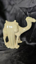Load image into Gallery viewer, Vintage Iridescent Ceramic Camel Figurine Nativity Creche Piece Pearl Glaze